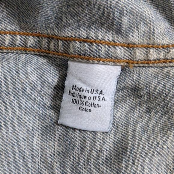 Vintage Calvin Klein Denim Jacket Men's Large - Picture 6 of 7